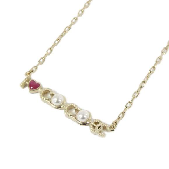 CHANEL Authentic Red Necklace